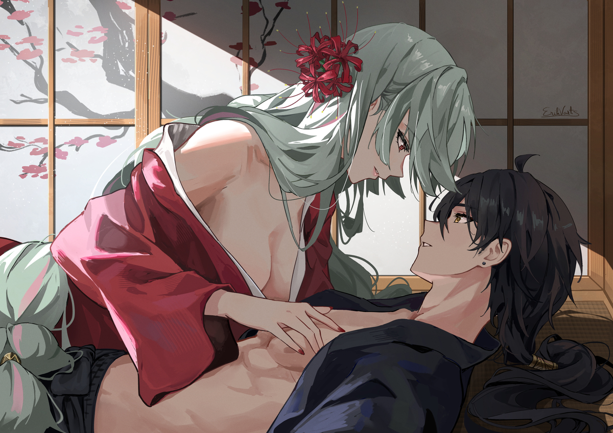 This is a pixiv picture whose title is MRover x Phrolova.