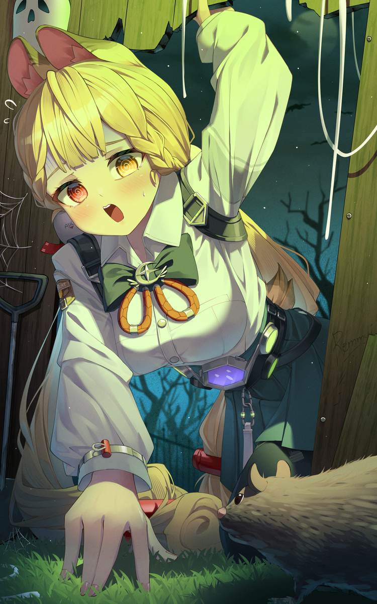 This is a pixiv picture whose title is 🐰🐭👀.