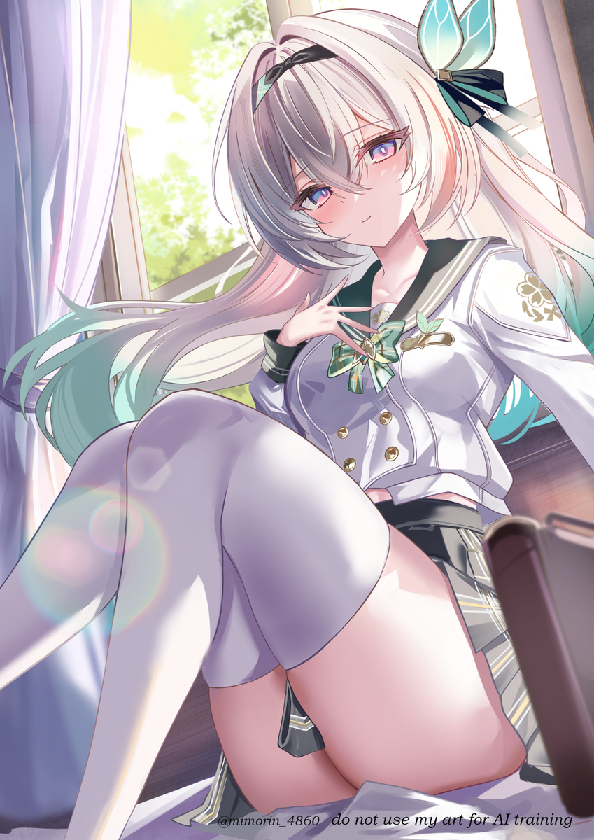 This is a pixiv picture whose title is 制服ホタルちゃん.