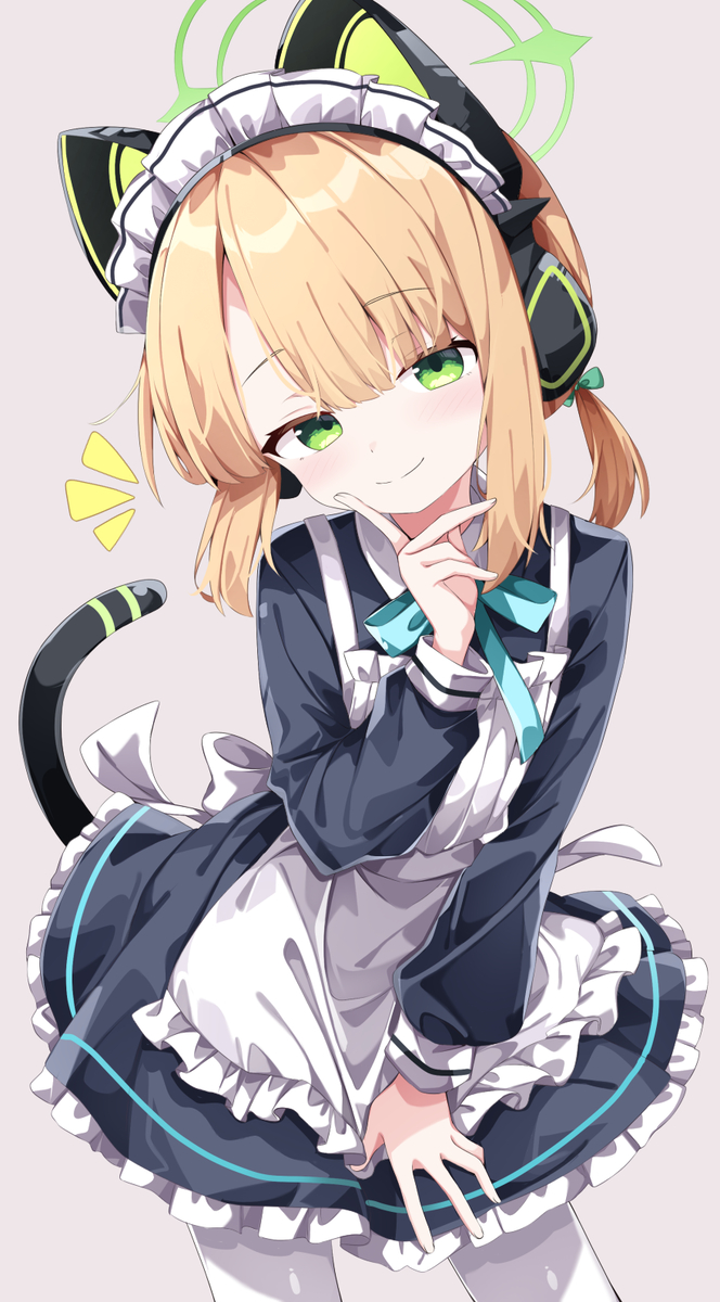 This is a pixiv picture whose title is メイドミドリ.
