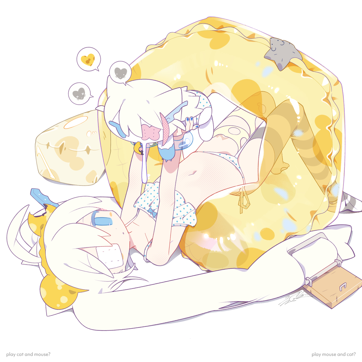 This is a pixiv picture whose title is 🧀.