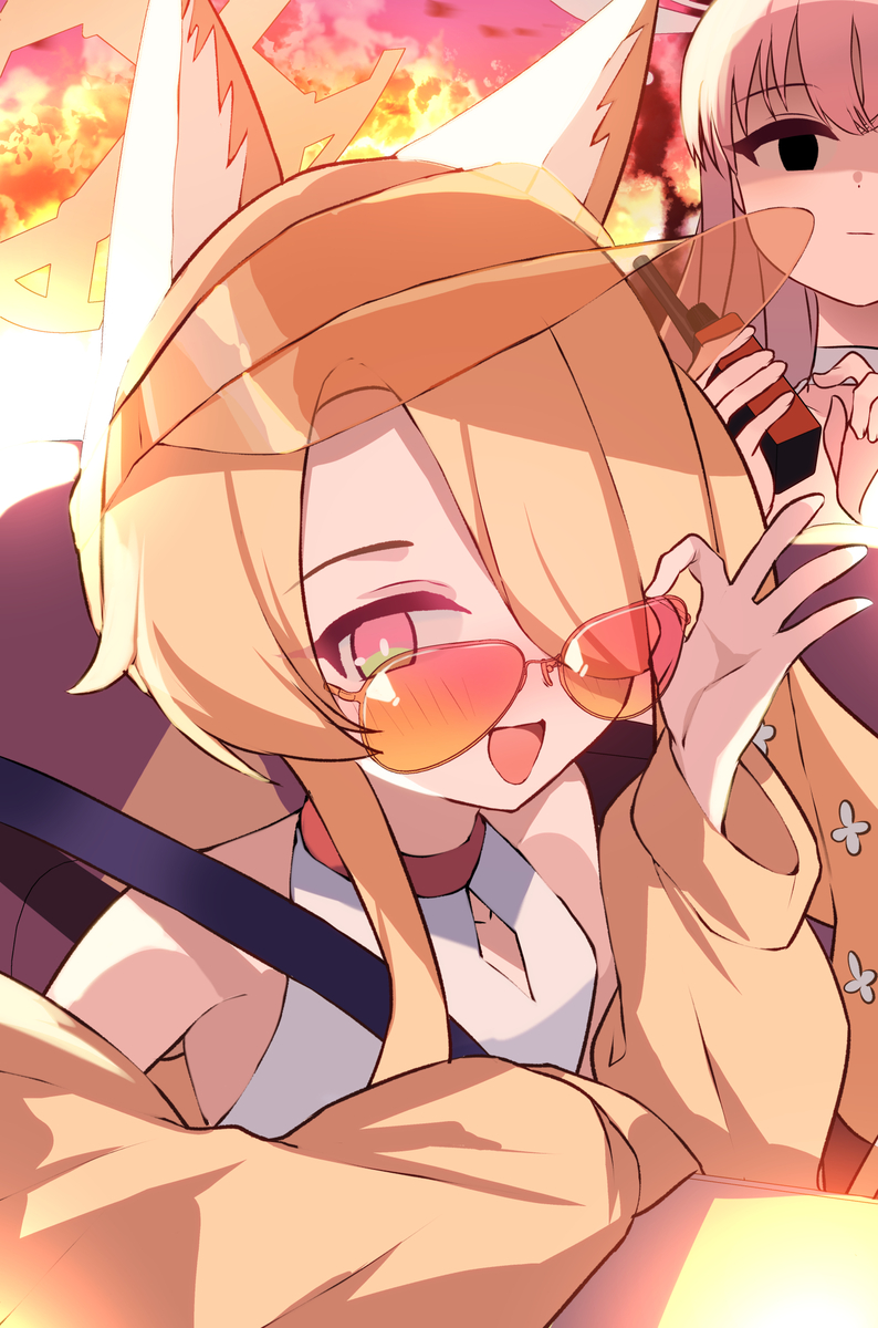This is a pixiv picture whose title is 今から新婚旅行に行かっ・・・！？.