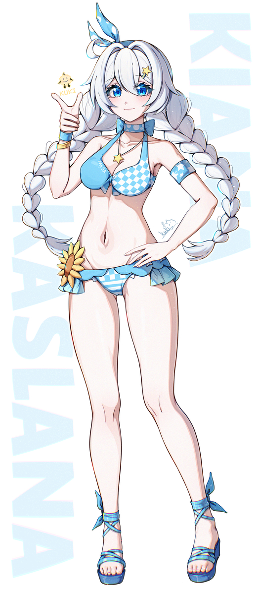 This is a pixiv picture whose title is 一期泳装琪.