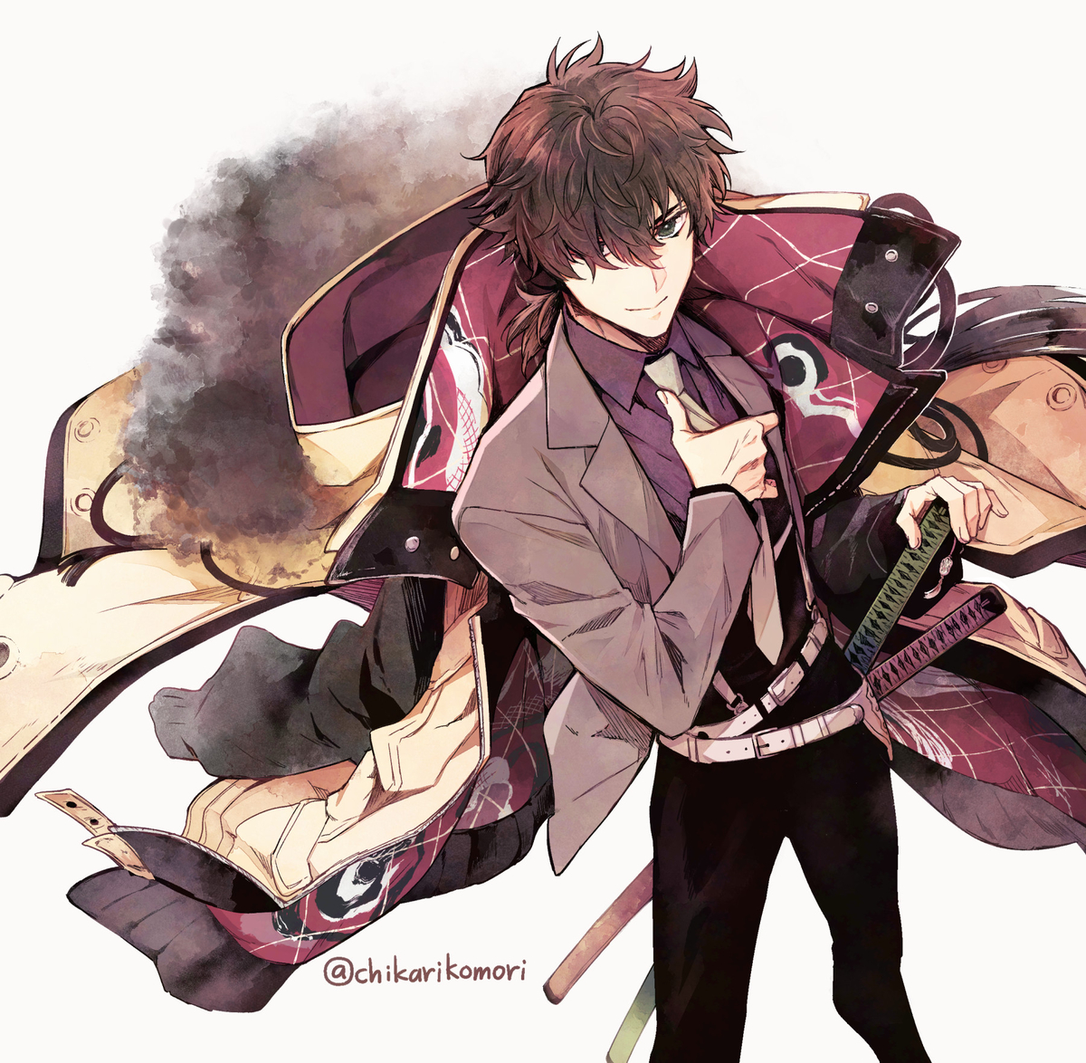 This is a pixiv picture whose title is フェス宮本伊織くん.