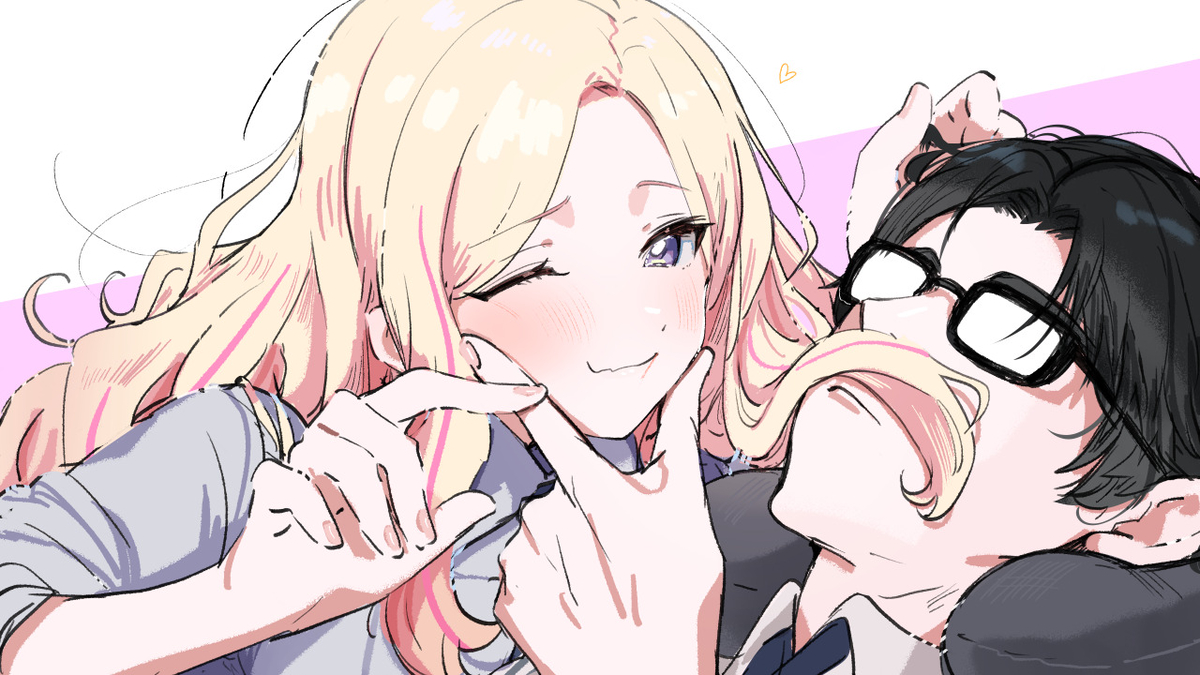 This is a pixiv picture whose title is じゃれ合ってる星南。.