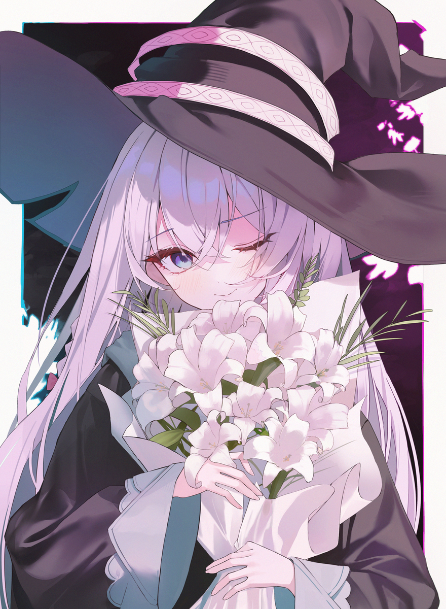 This is a pixiv picture whose title is 🤍.