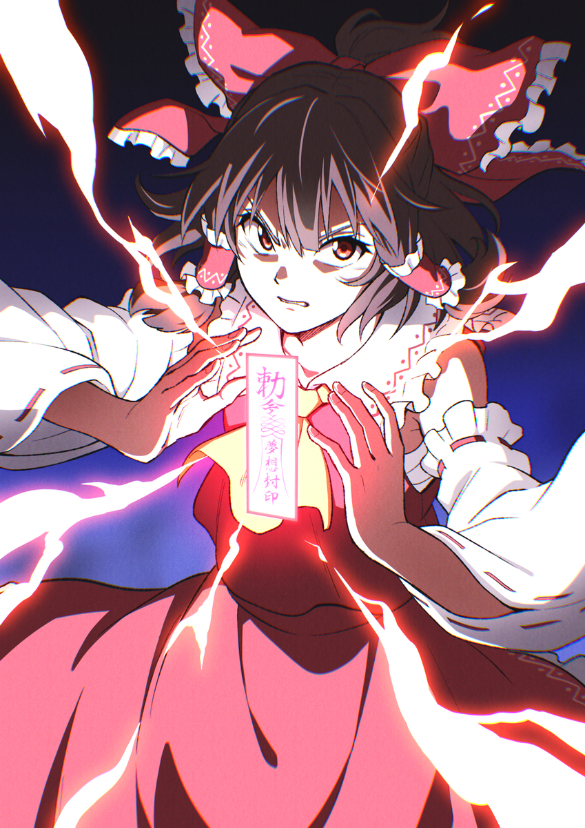 This is a pixiv picture whose title is バチバチ.