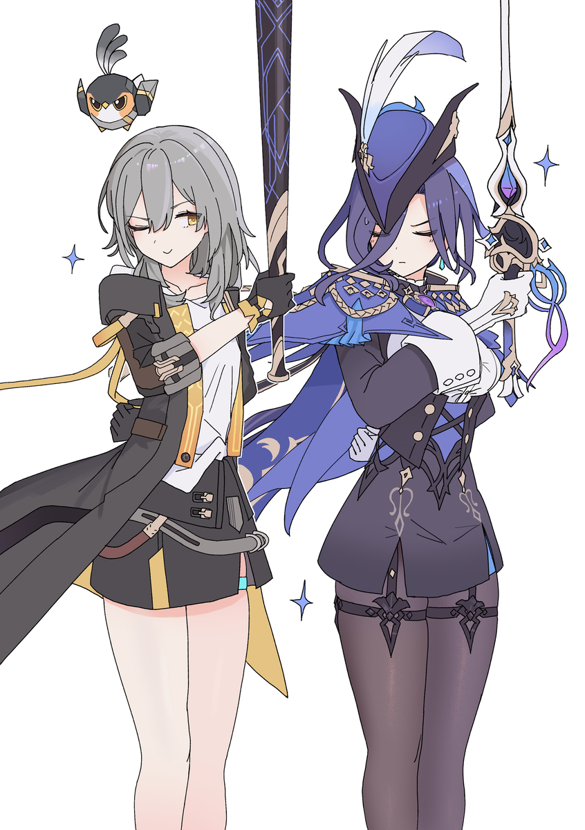 This is a pixiv picture whose title is 同じ声優さんつながりの絵.