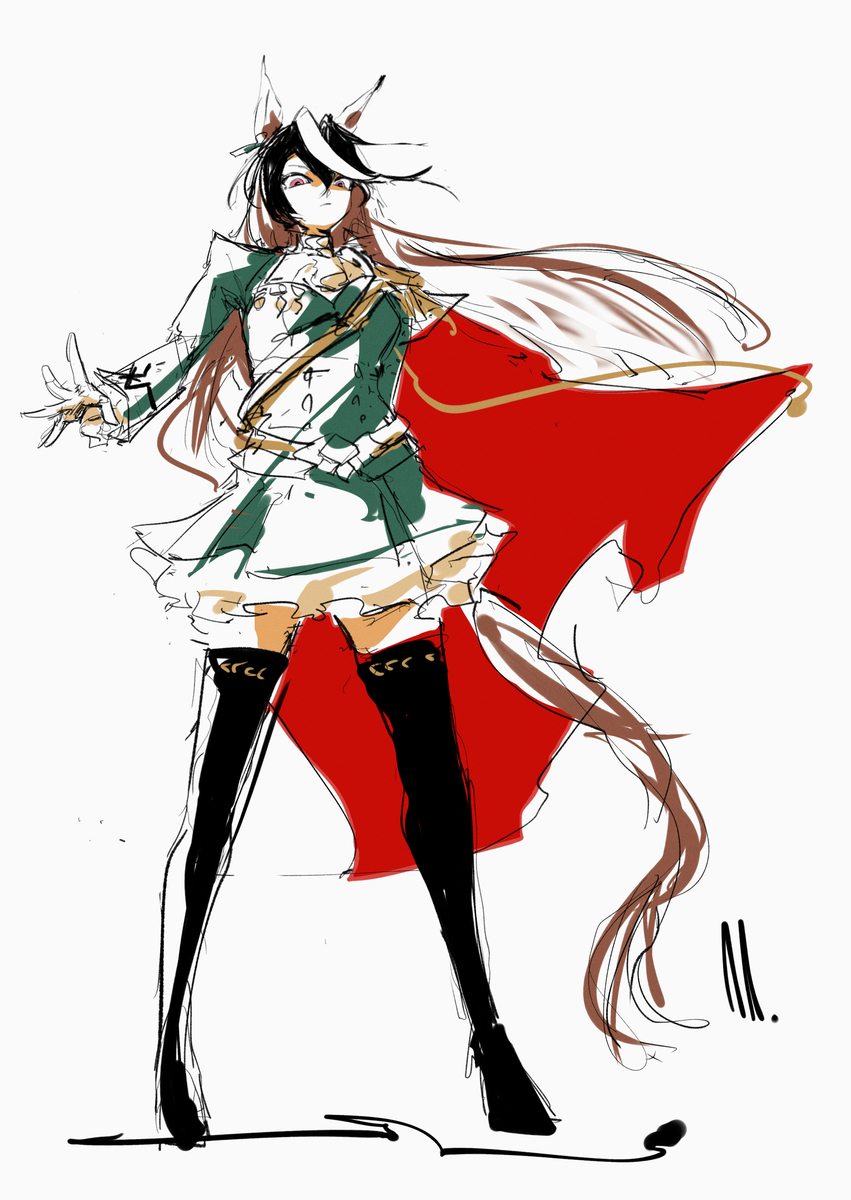 This is a pixiv picture whose title is ルドルフ.