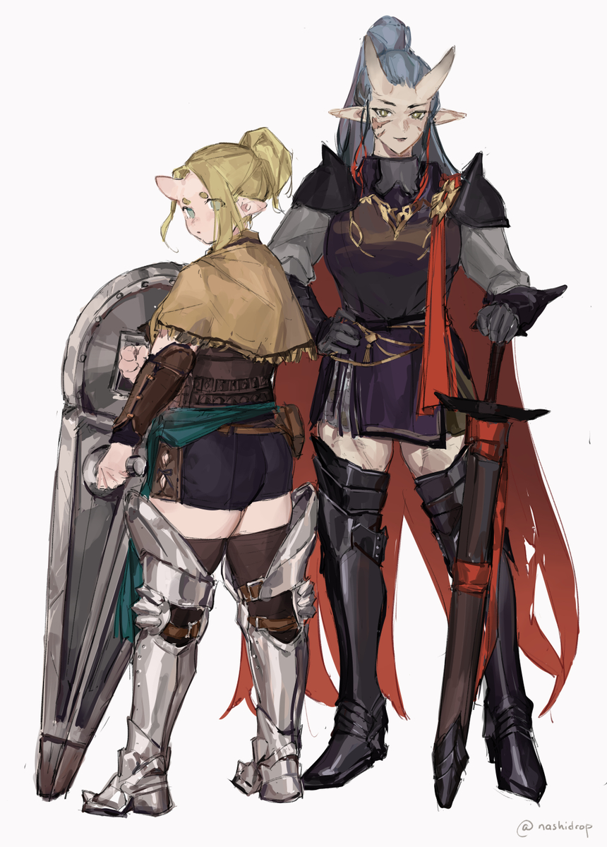 This is a pixiv picture whose title is Onis.