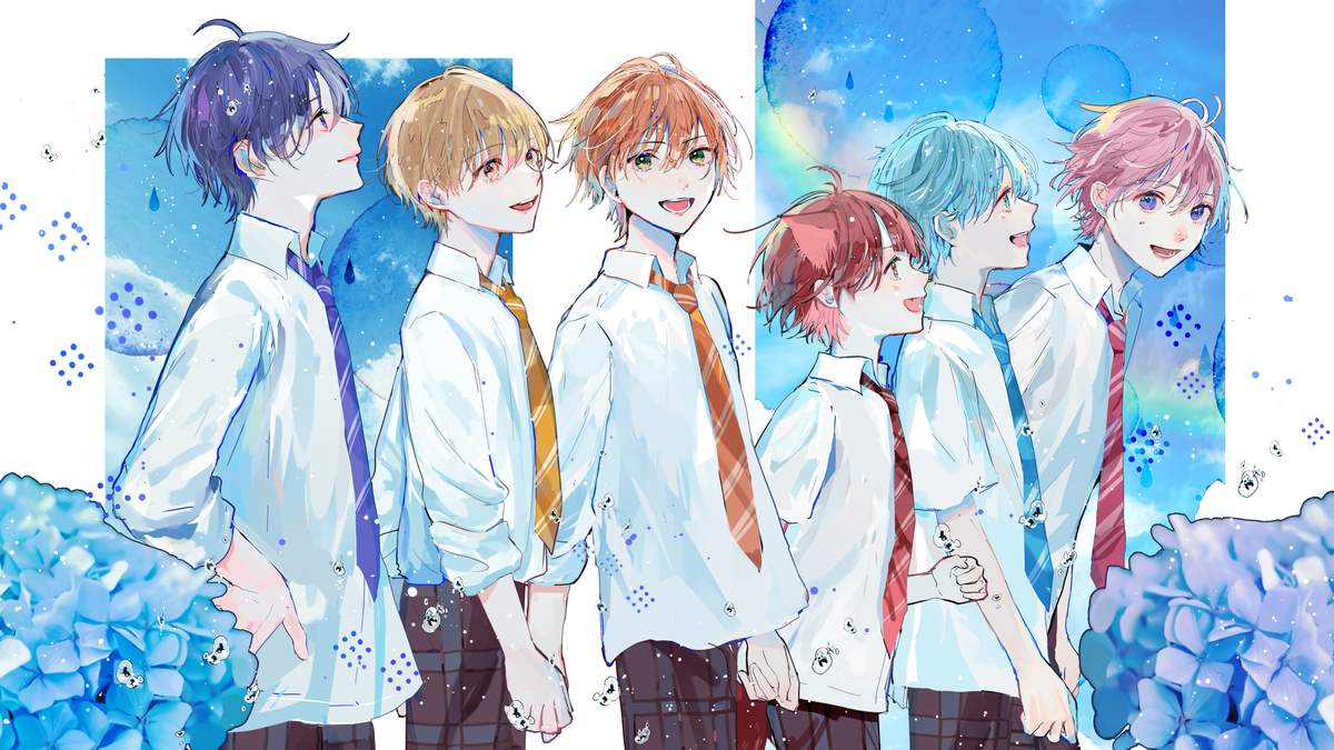 This is a pixiv picture whose title is 虹のはじまり.