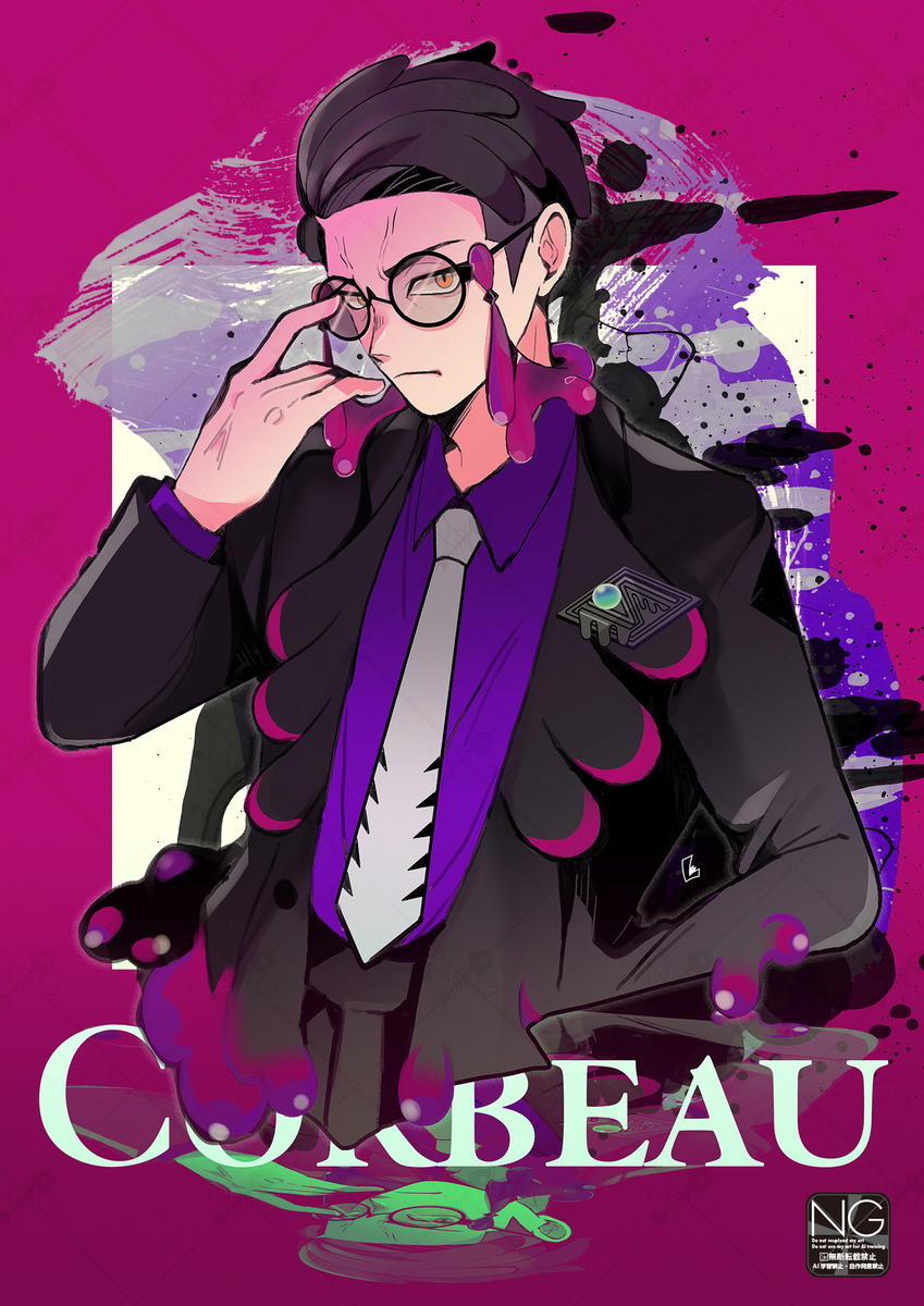This is a pixiv picture whose title is カラスバ／Corbeau.