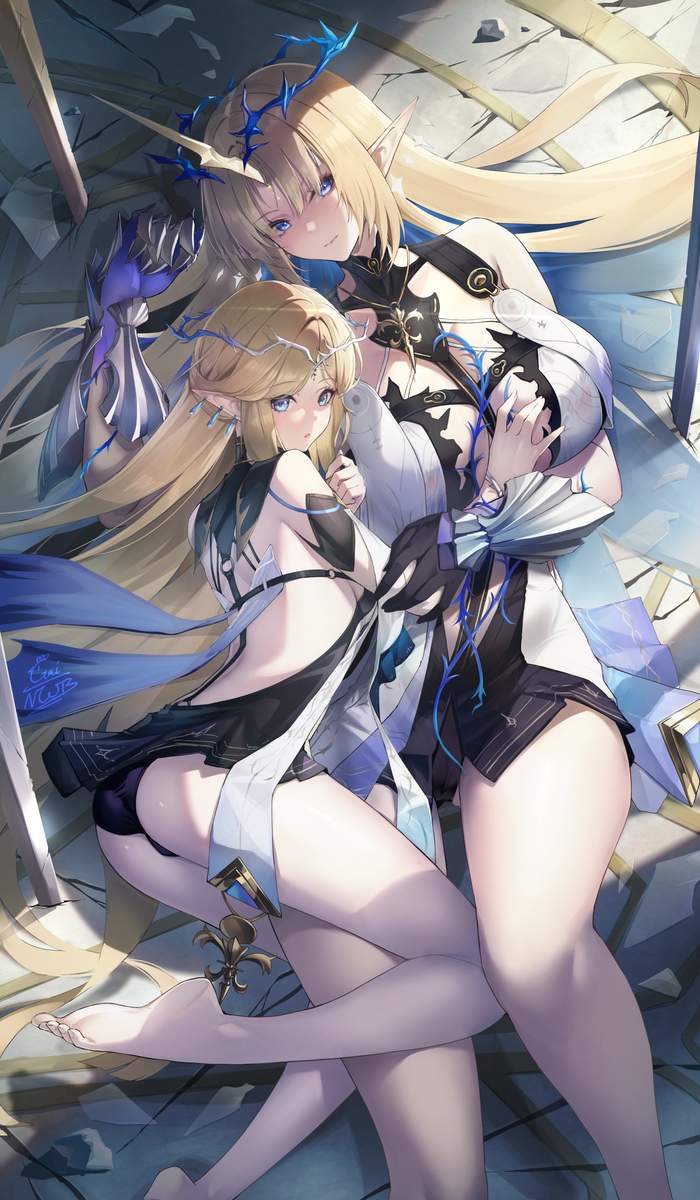 This is a pixiv picture whose title is カルテシア.