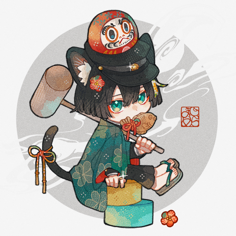 This is a pixiv picture whose title is だるま落とし.
