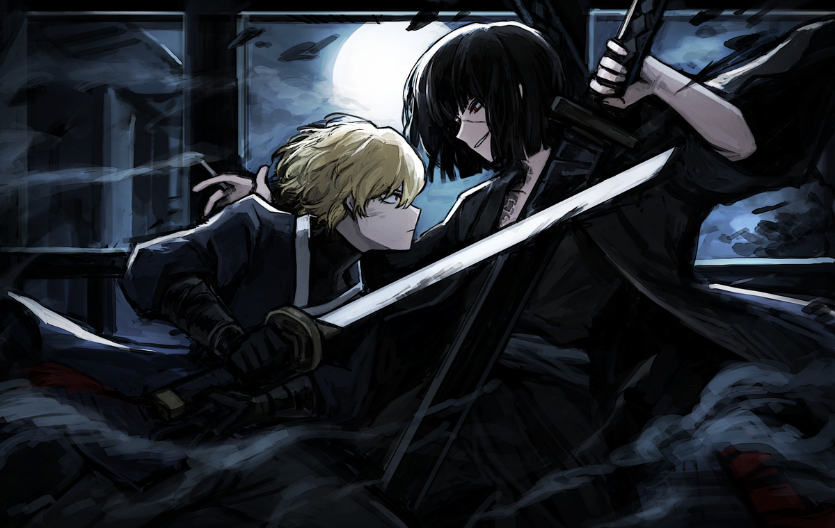 This is a pixiv picture whose title is 댄싱 인 더 문라잇.