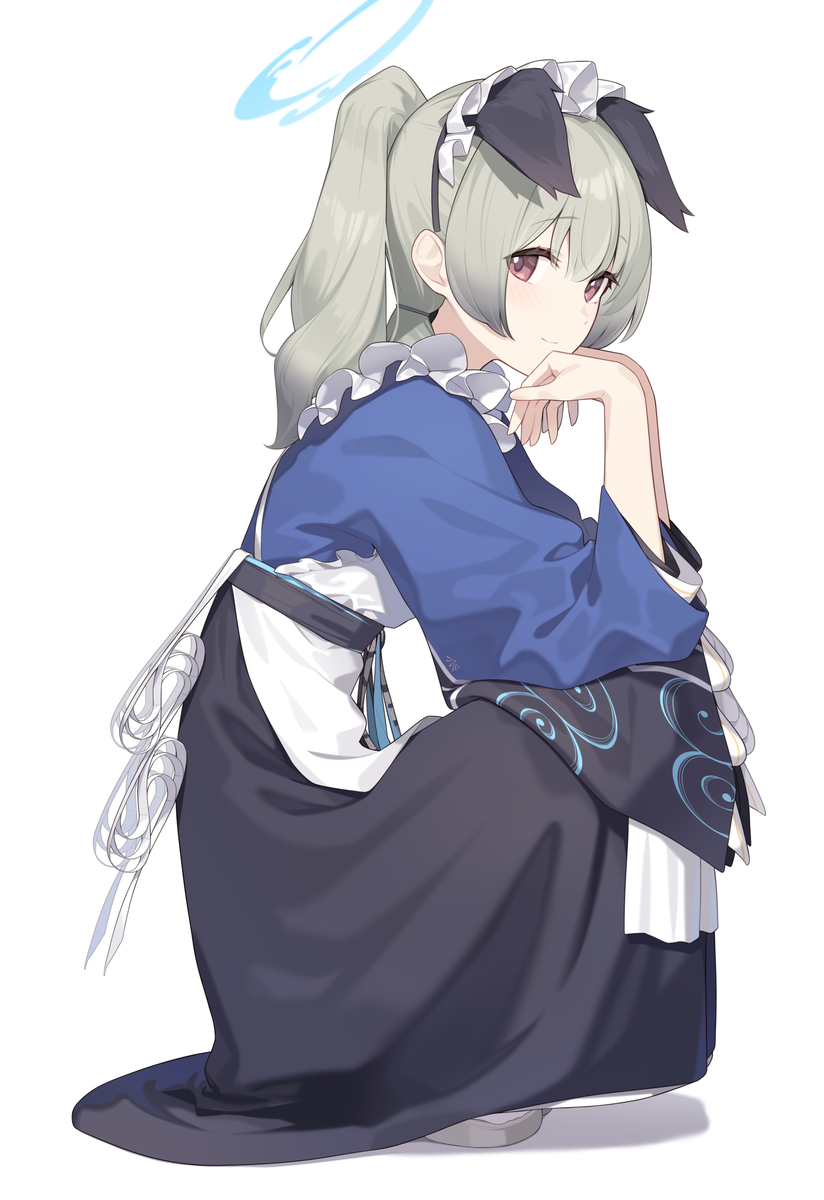 This is a pixiv picture whose title is ポニテウミカ.