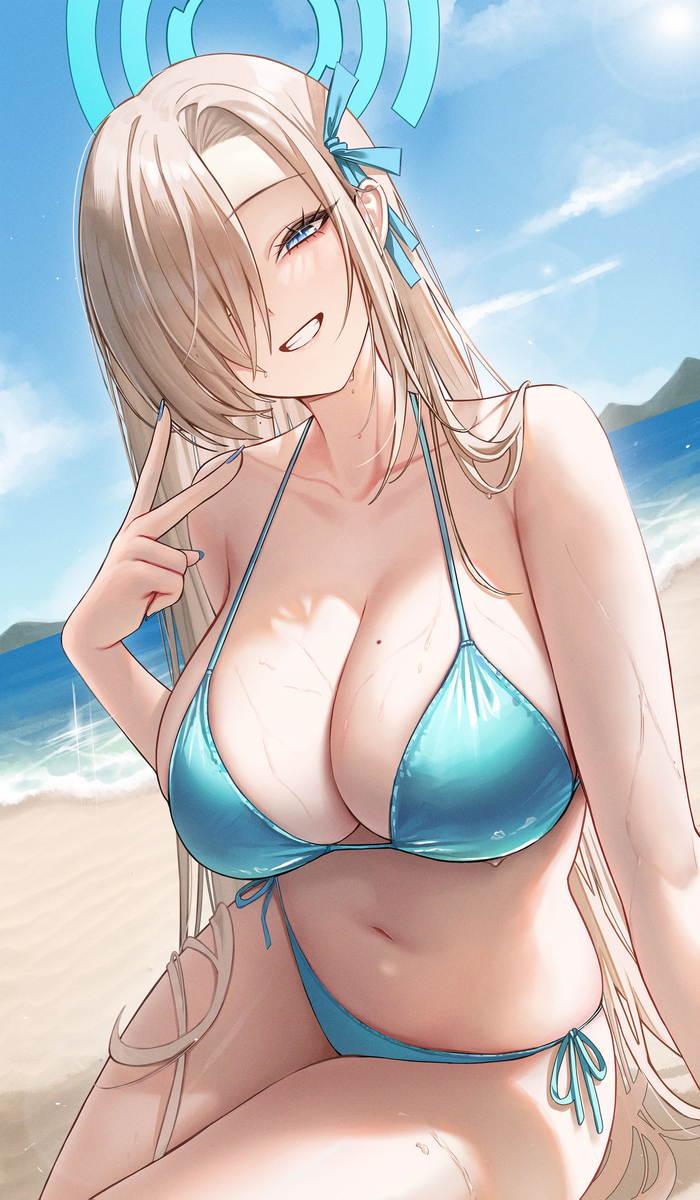 This is a pixiv picture whose title is アスナ.