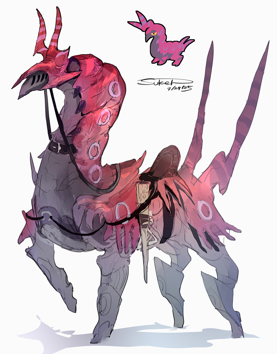 This is a pixiv picture whose title is 竜化ペンドラー.