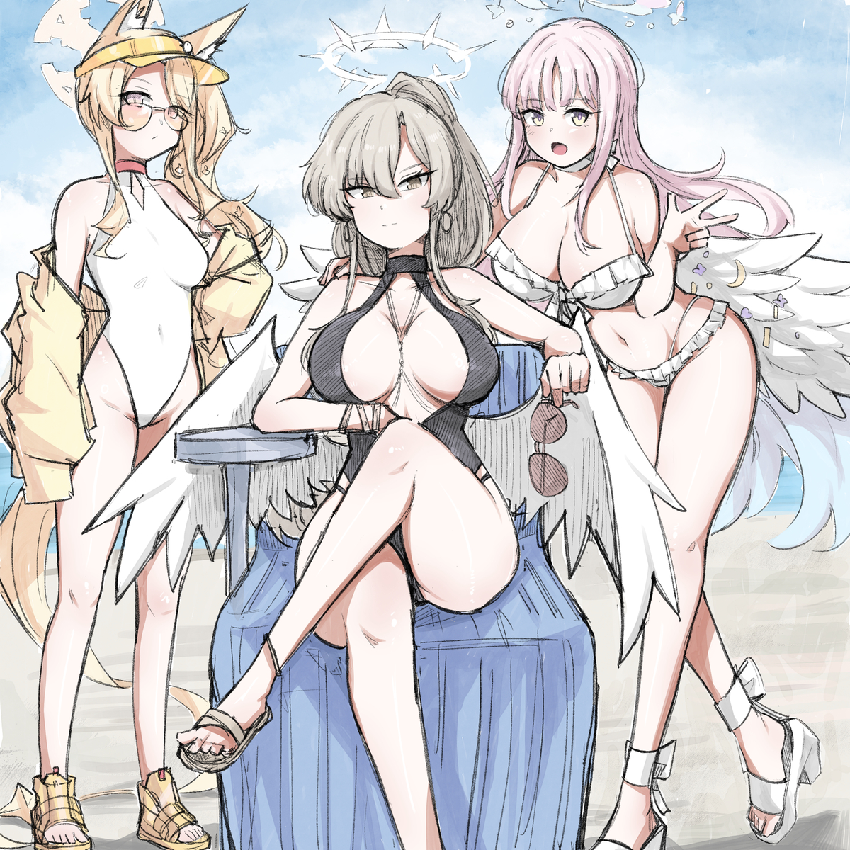 This is a pixiv picture whose title is ティーパーティー.