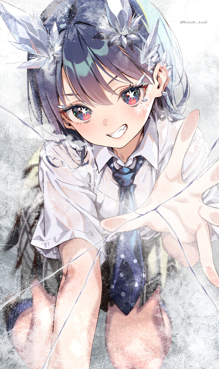 This is a pixiv picture whose title is 氷ルリちゃん.