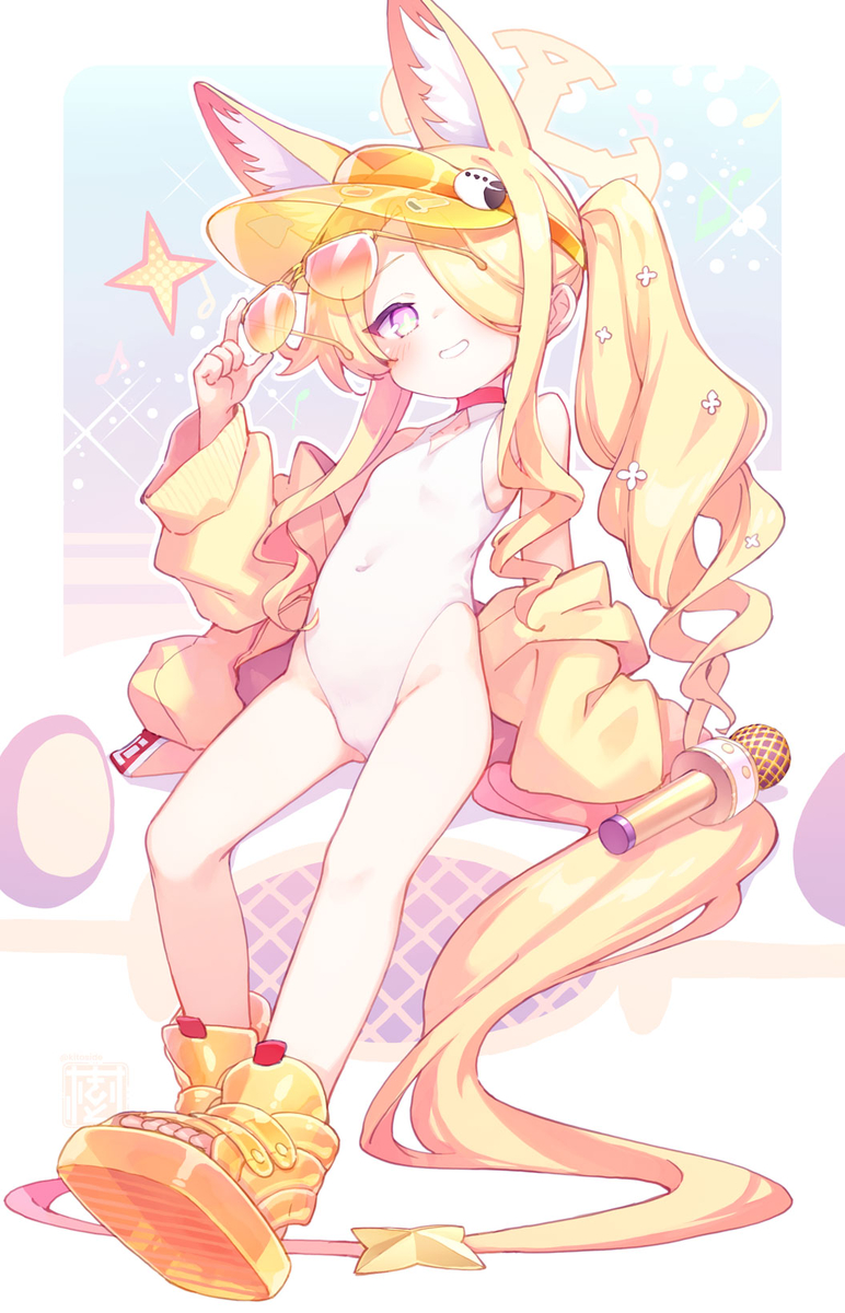 This is a pixiv picture whose title is CITY POP FOX.