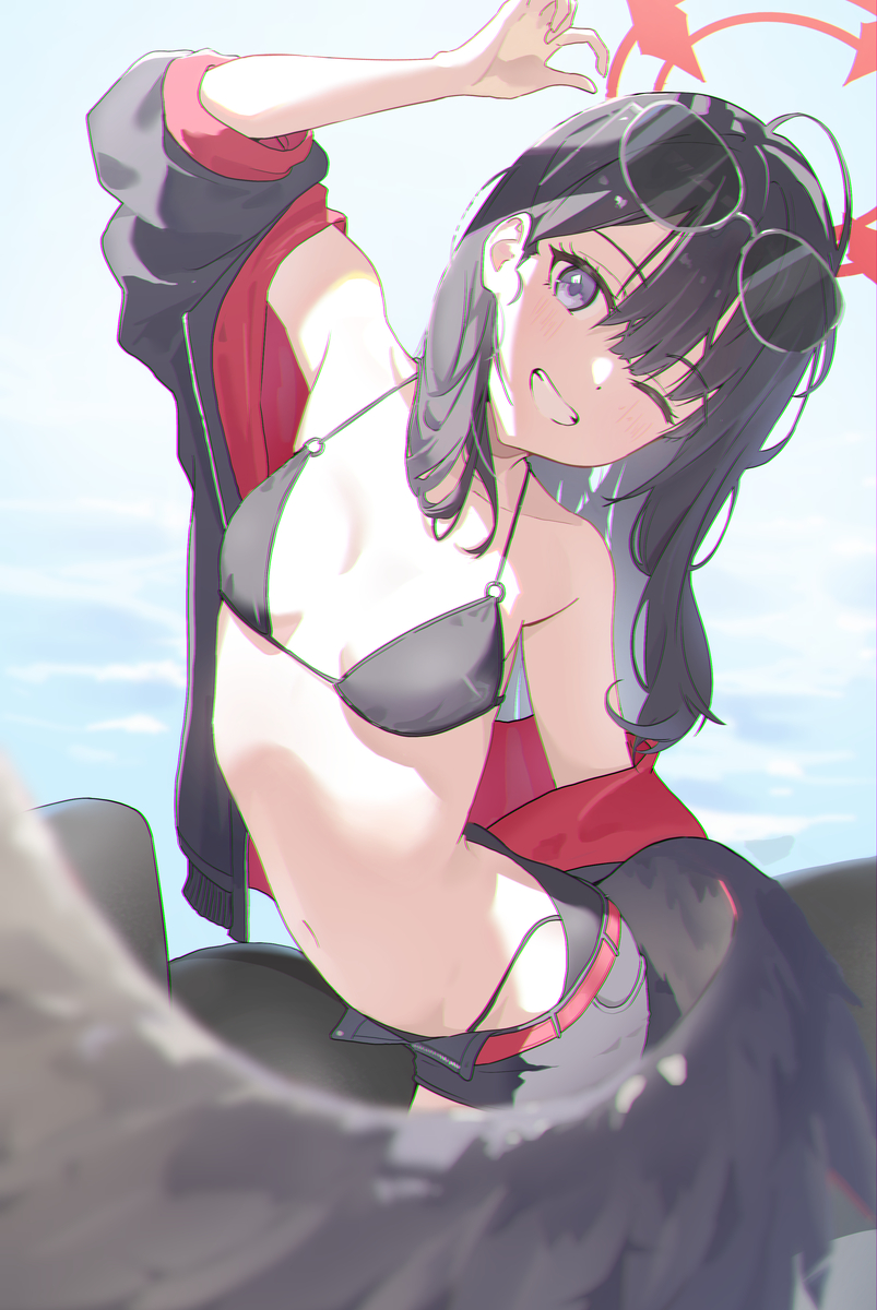 This is a pixiv picture whose title is 水着イチカ.