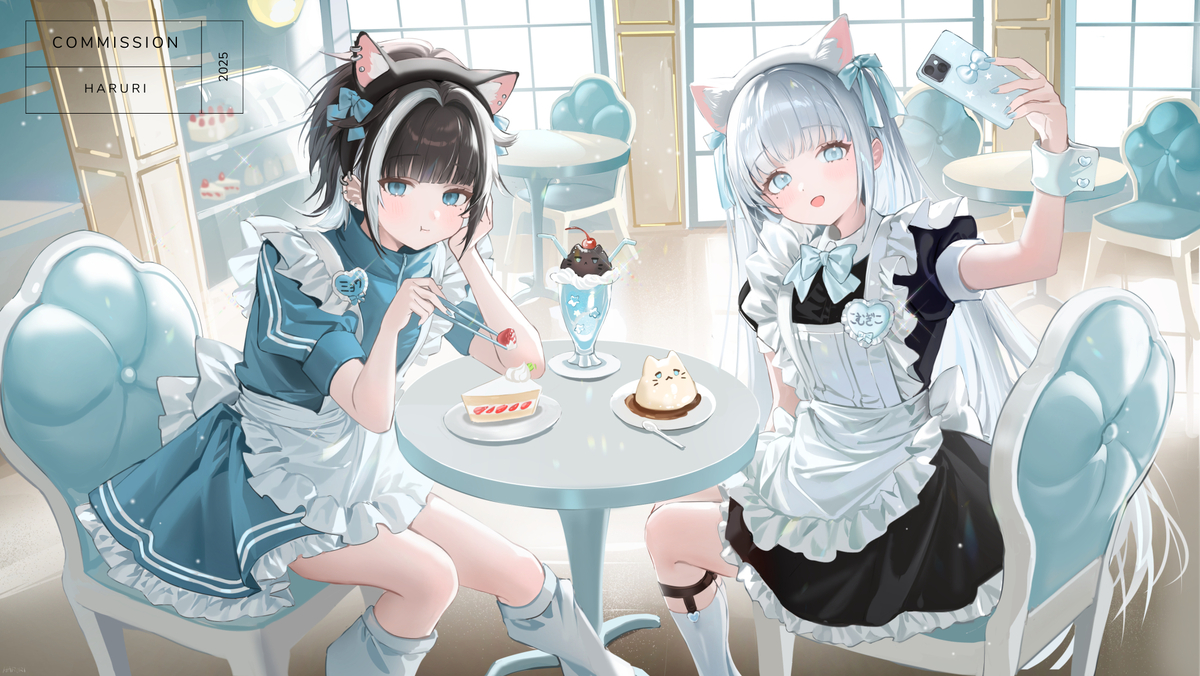This is a pixiv picture whose title is CM.