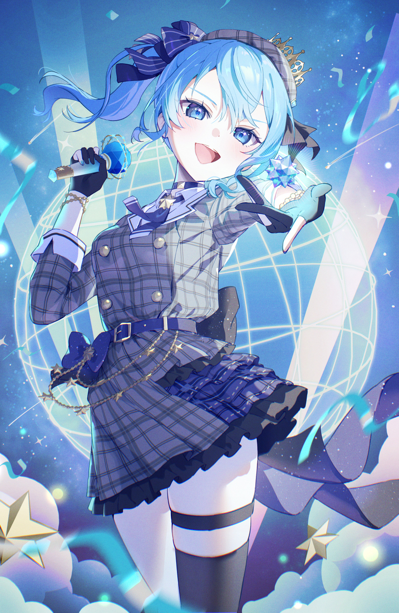This is a pixiv picture whose title is 星街すいせい.
