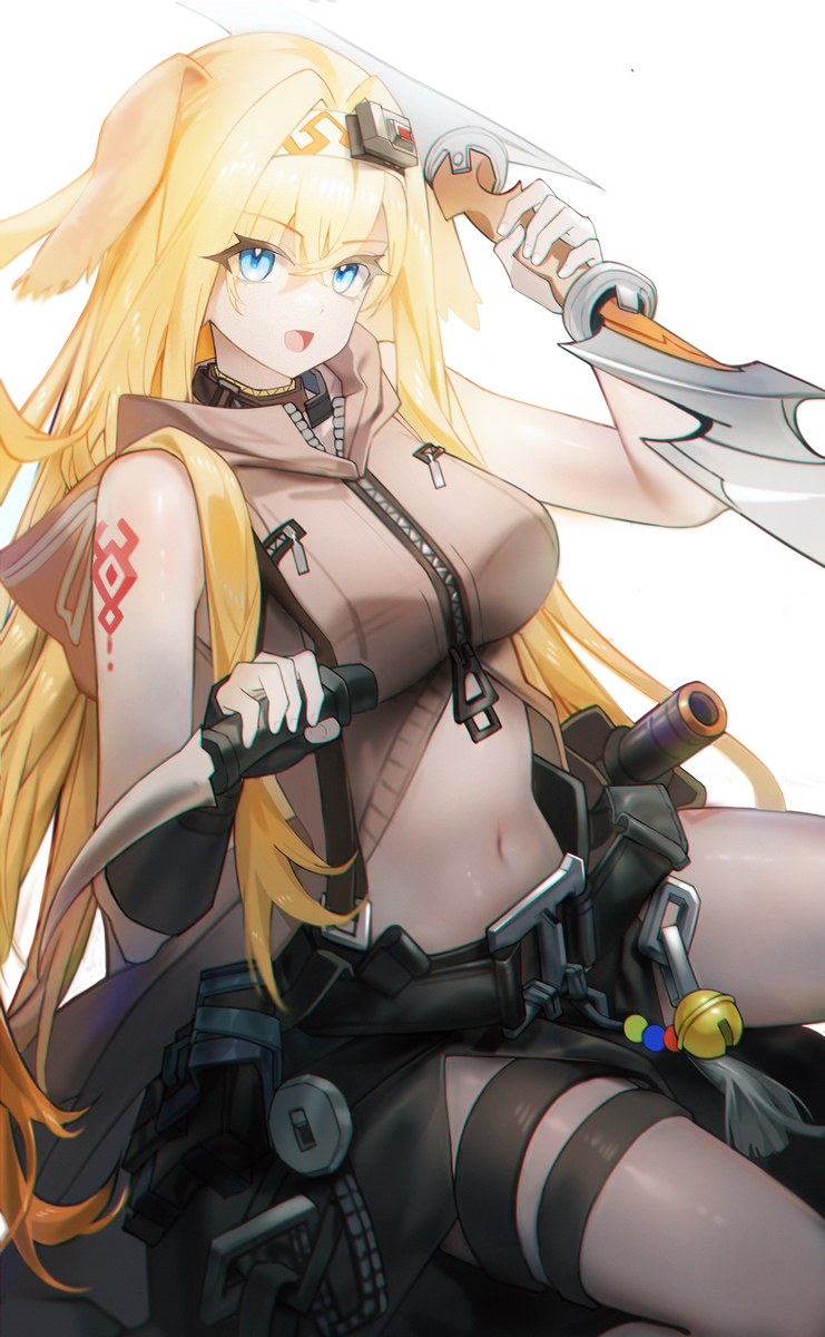 This is a pixiv picture whose title is 明日方舟 水灯心.