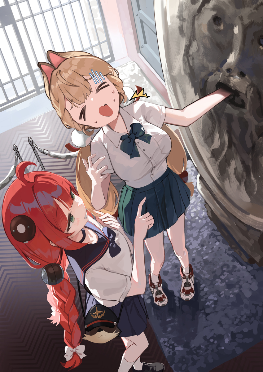 This is a pixiv picture whose title is アリスと柚葉.