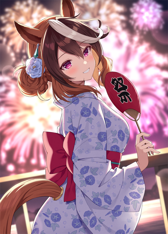 This is a pixiv picture whose title is 🎇.