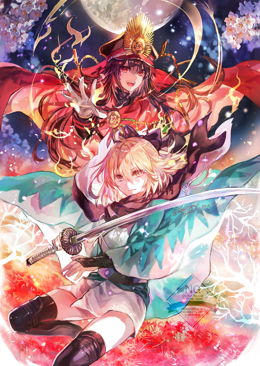 This is a pixiv picture whose title is FGO10周年.