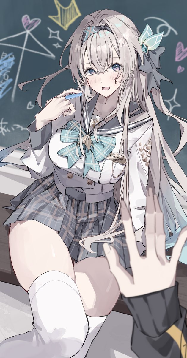 This is a pixiv picture whose title is 制服ホタル.