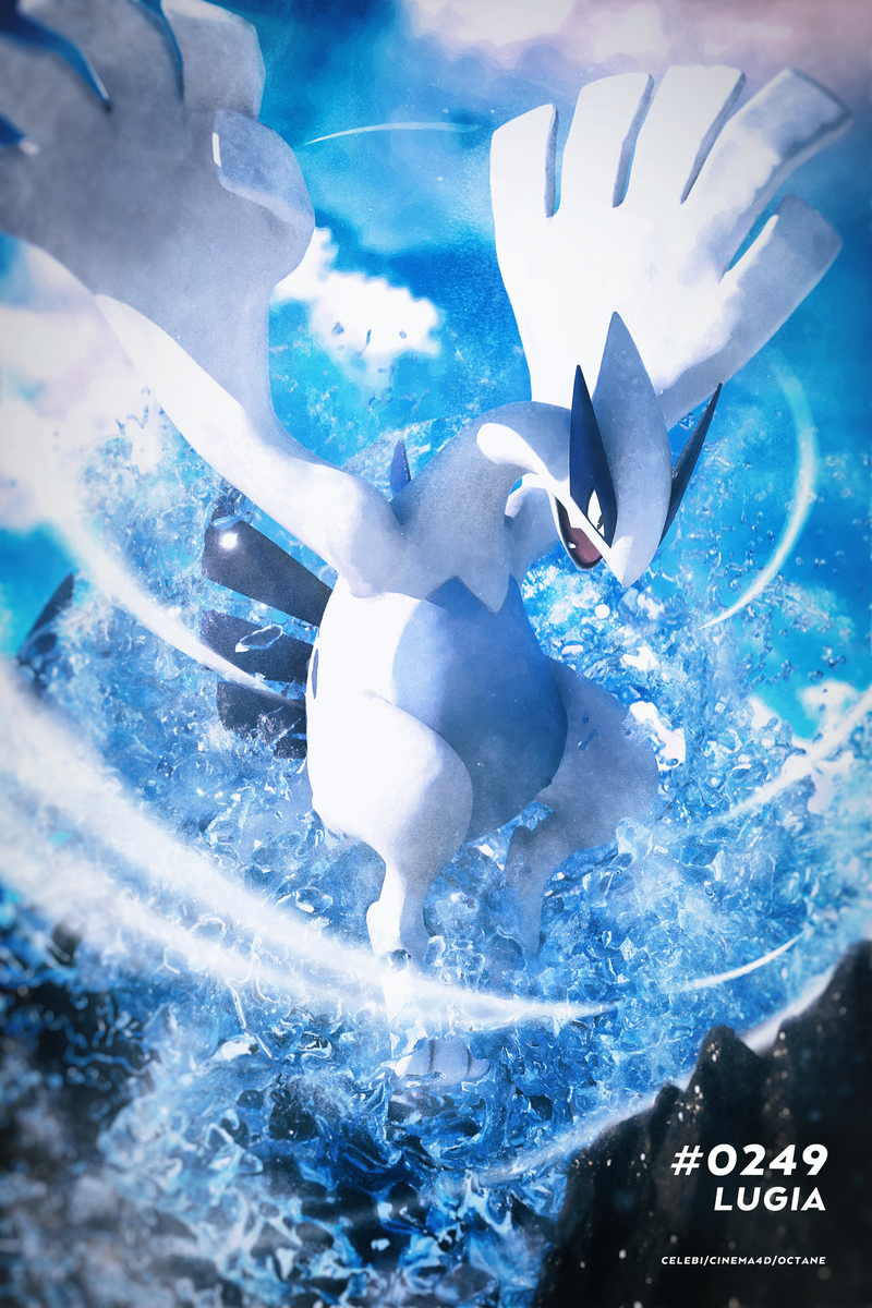 This is a pixiv picture whose title is ルギア.