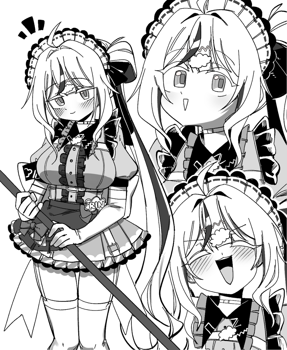 This is a pixiv picture whose title is 아오쿠모 린.