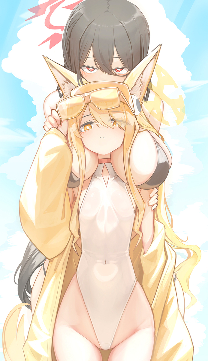 This is a pixiv picture whose title is 海辺.