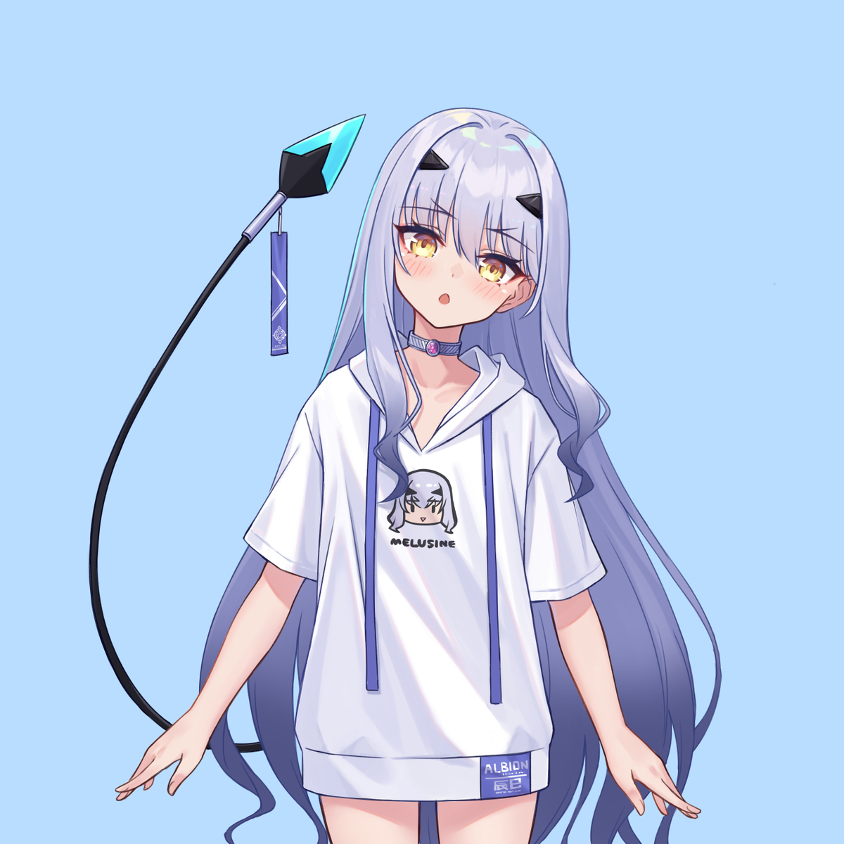 This is a pixiv picture whose title is メリュ子.