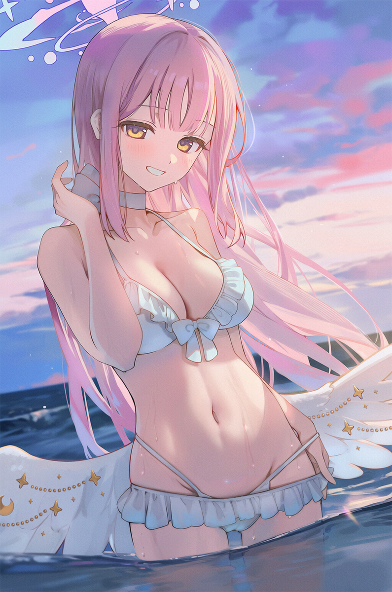 This is a pixiv picture whose title is 水着ミカ.