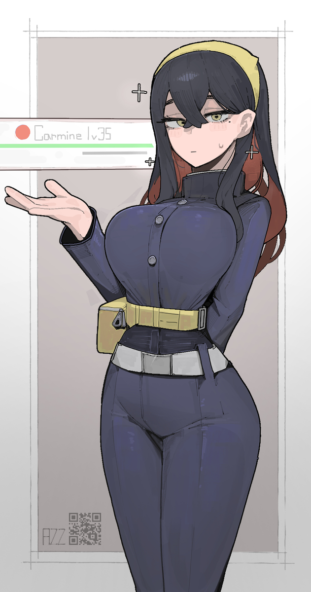This is a pixiv picture whose title is Carmine.
