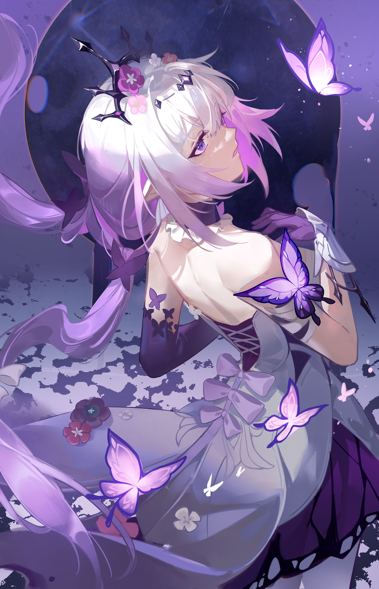 This is a pixiv picture whose title is 遐蝶.