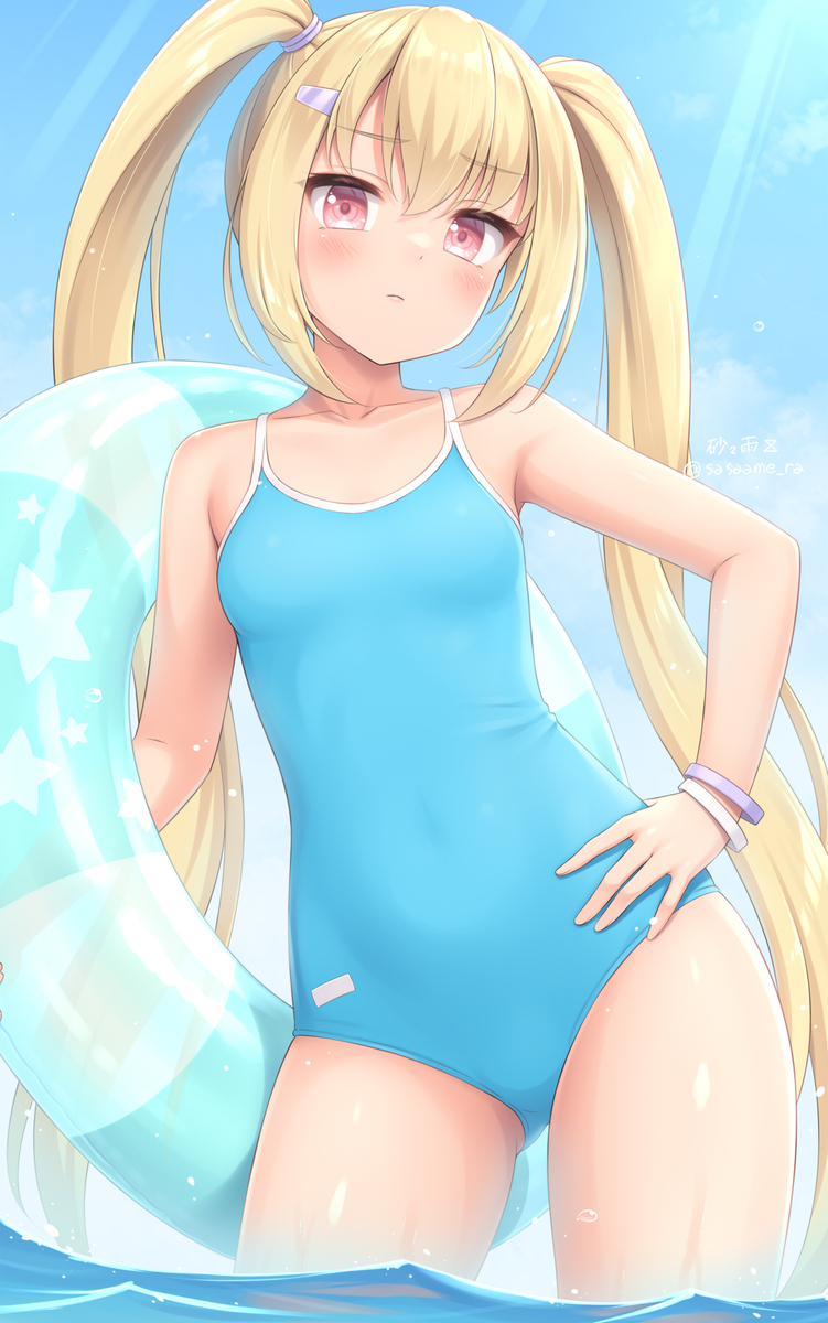 This is a pixiv picture whose title is スカイブルー.