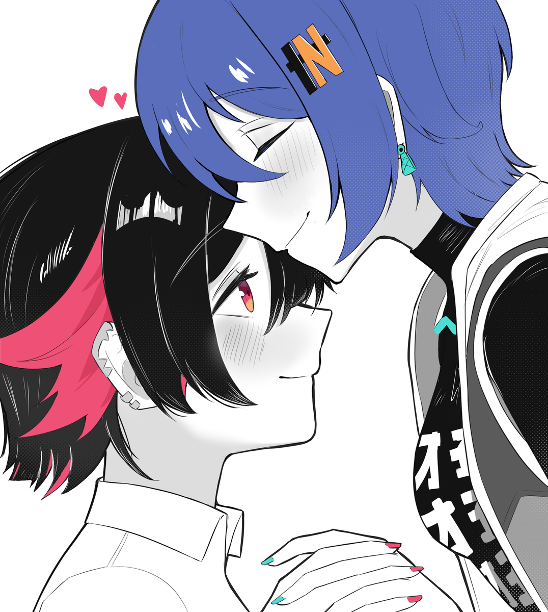 This is a pixiv picture whose title is 🦈🔔.