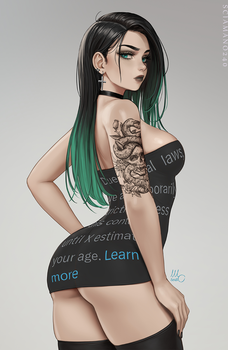 This is a pixiv picture whose title is April X - OC.