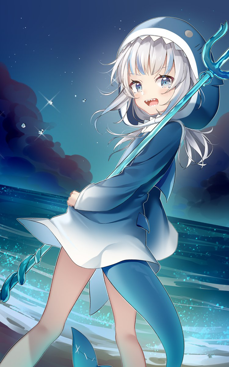 This is a pixiv picture whose title is 🦈.