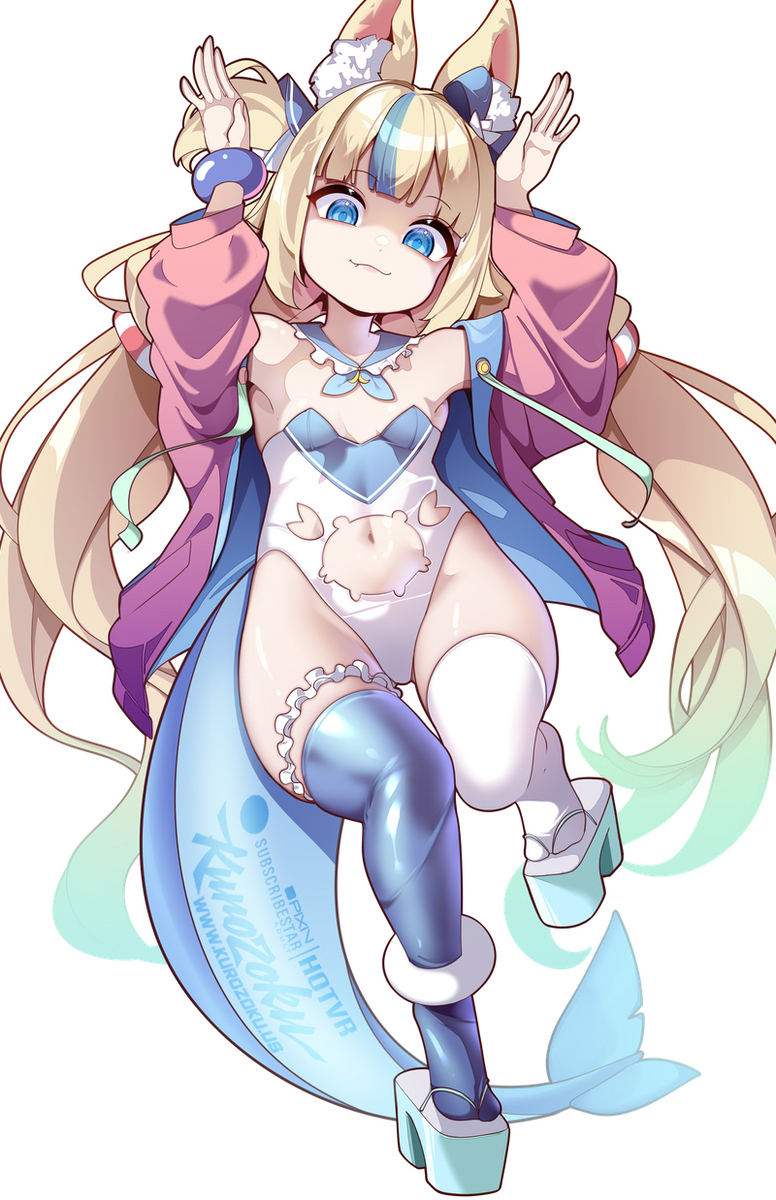 This is a pixiv picture whose title is Saba in a drippy bunnysuit..