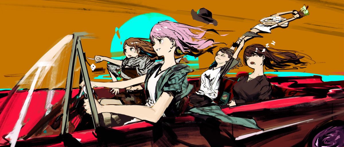This is a pixiv picture whose title is Speed！.