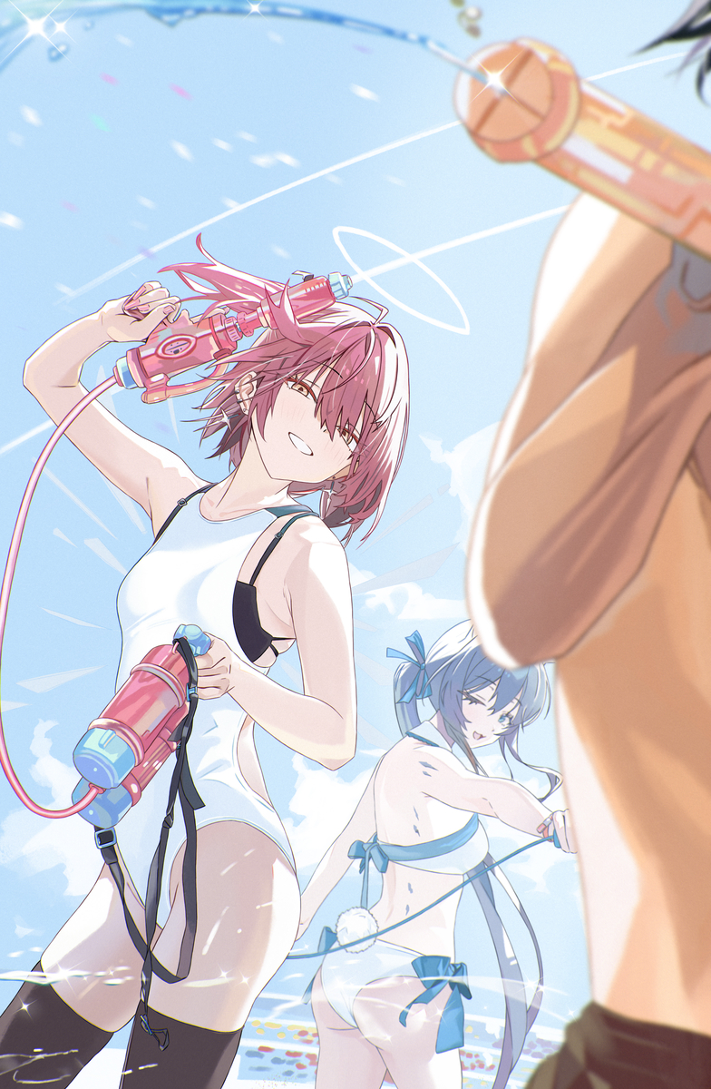 This is a pixiv picture whose title is 罗德岛假日.
