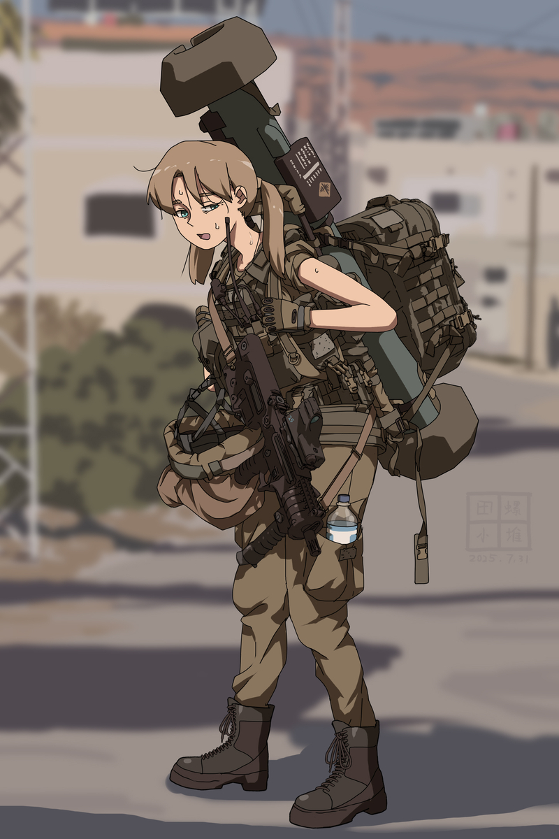 This is a pixiv picture whose title is 标枪少女.