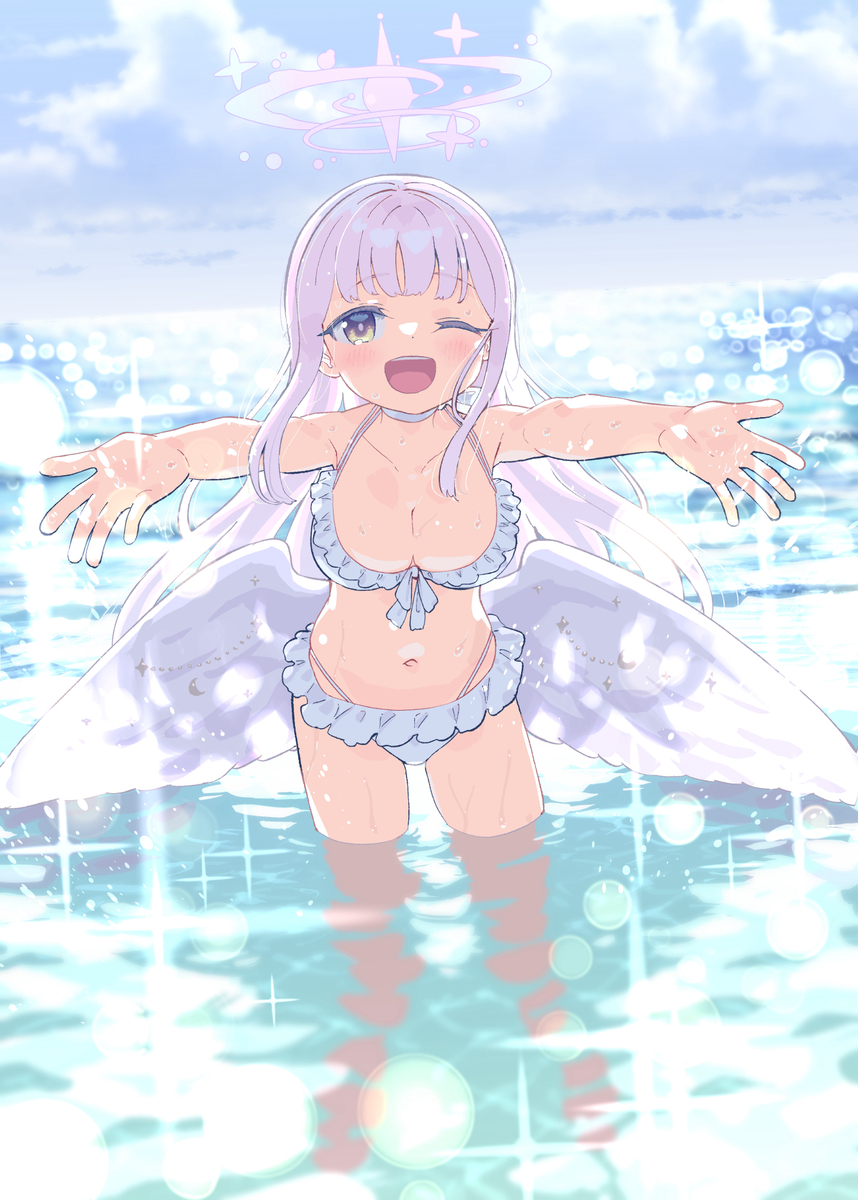 This is a pixiv picture whose title is 水着ミカ.