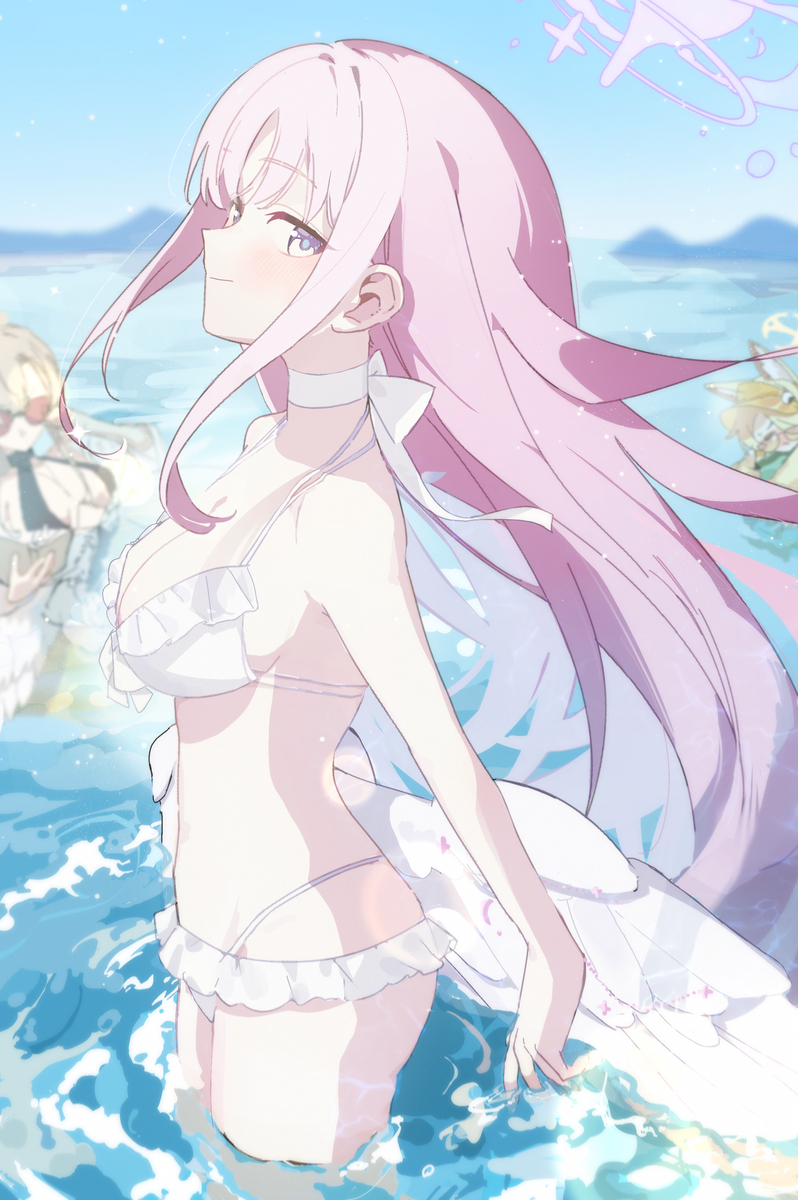 This is a pixiv picture whose title is 水着ミカ.